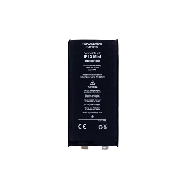 For iPhone 12 Mini Battery Cell Without Flex Cable 2227mah/A (SKU:1563456)