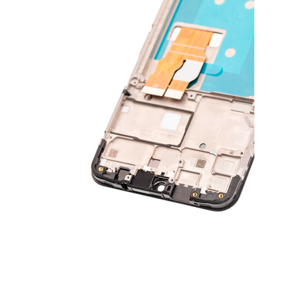 For LG K22 / K22 Plus LCD Assembly With Frame Black(Refurbished)(SKU:1463942)