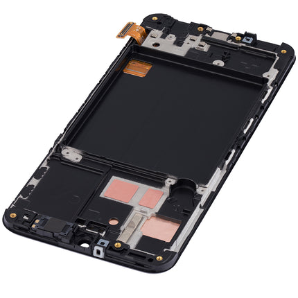 For Samsung Galaxy A40 / A405F LCD Assembly / OLED / With Frame Black (Refurbished)***DE Warehouse***(SKU:1506999)