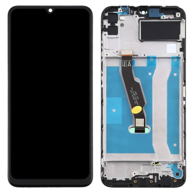 For Huawei Y6P | LCD Assembly With Frame | Black(Refurbished)