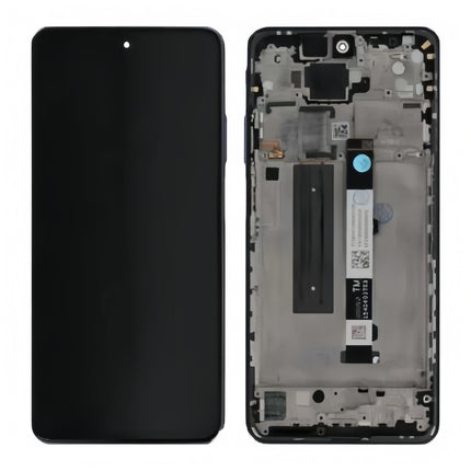 For Xiaomi Mi 10T Lite LCD assembly with Frame Black (SKU:1565391)
