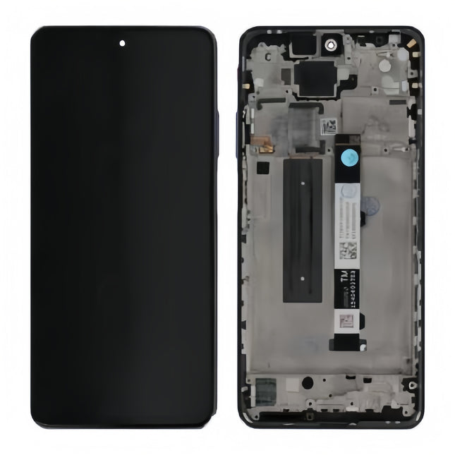 For Xiaomi Mi 10T Lite LCD assembly with Frame Black (SKU:1565391)
