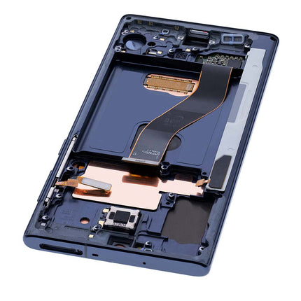 For Samsung Galaxy Note 10/N970F OLED assembly With Frame Blue(Refurbished)(SKU:1379572)