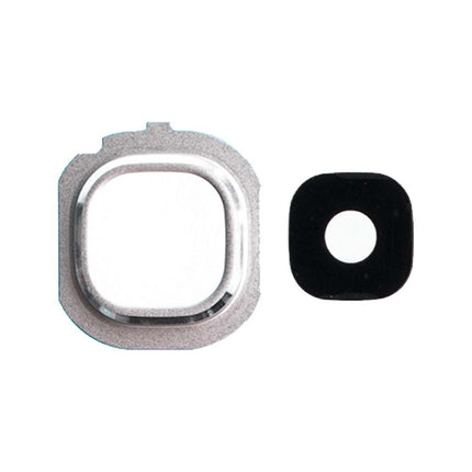 For Samsung Galaxy J7 2016/J710F Camera Lens With Frame/Sticker White(Premium OEM)(SKU:1082207)