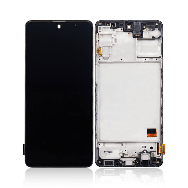 For Samsung Galaxy M31s/M317F | LCD Assembly With Frame | Black(Refurbished)