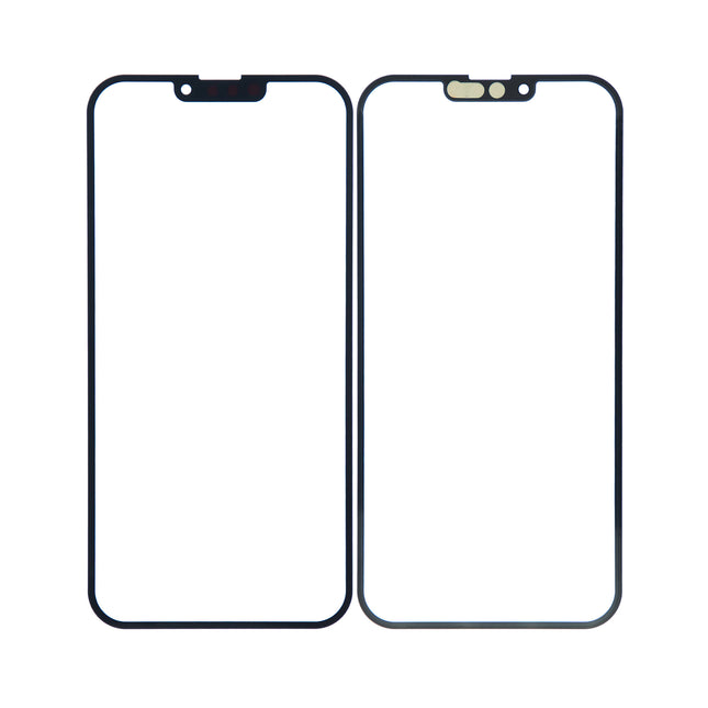 For iPhone 13 pro max | Front Glass/Lens With OCA | Black(Aftermarket Plus)