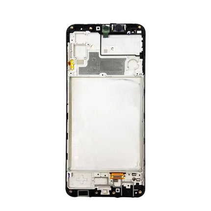 For Samsung Galaxy M32 OLED assembly With Frame Black(Refurbished)(SKU:1481193)