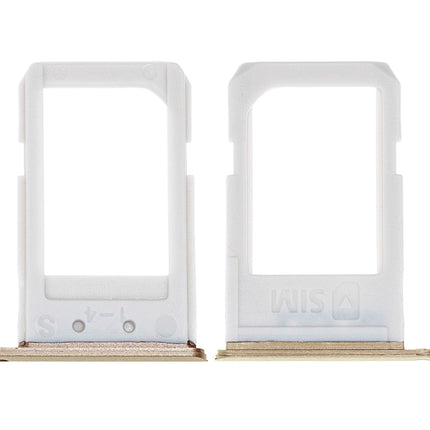 For Samsung Galaxy S6 Edge+/G928F Sim Card Tray/Single Card Gold(Premium OEM)(SKU:1077160)