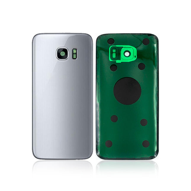 For Samsung Galaxy S7/G930 | Back Cover With Camera Cover(No Logo) | Silver(Aftermarket Plus)