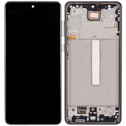 For Samsung Galaxy A73 5G 5G / OLED assembly With frame / black  (Refurbished)(SKU:1497749)