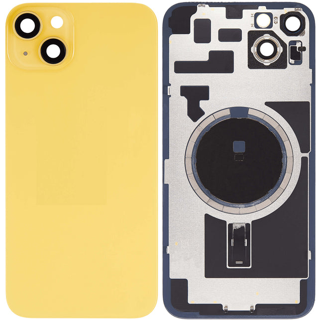 For iPhone 14 Plus | Lens for back cover With bracket and back camera lens / Magnetic | Yellow (Aftermarket Plus)