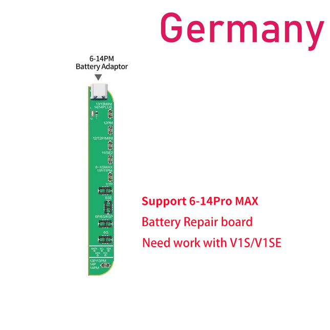 Battery repair board of JC V1SE/Battery Read&Write Remove Error Health Warning for iPhone 6-14 ProMax***DE Warehouse***