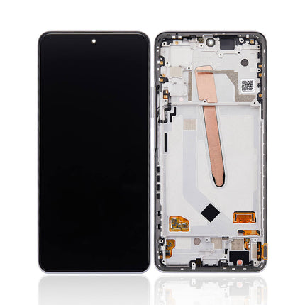 For xiaomi Poco F3/5G | LCD Assembly with Frame | Silver(Premium OEM)