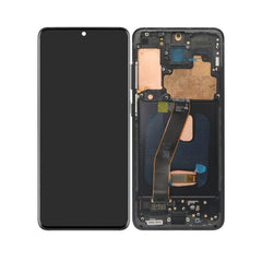 For Samsung Galaxy S20 5G OLED Assembly /With Frame/Original display window / U Version Black (Aftermarket Plus)(SKU:1518282)
