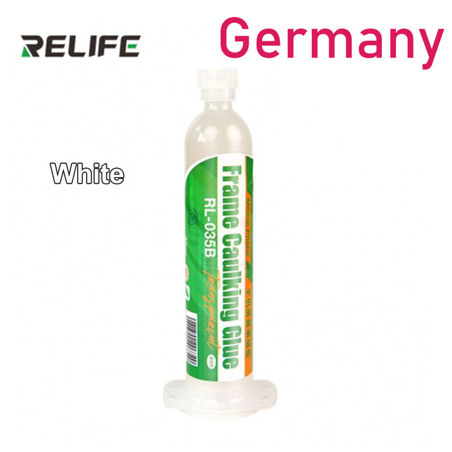 RELIFE RL-035B 30ML Frame Screen Caulking Glue for Mobile Phone Repair White***DE Warehouse***