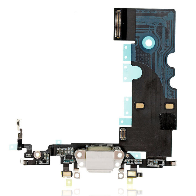 For iPhone 8 | Charge Port Flex Cable | White(Refurbished)