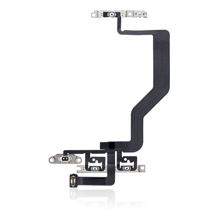 For iPhone 12 Mini | Volume On/Off Flex Cable With Clip | (Aftermarket Plus)