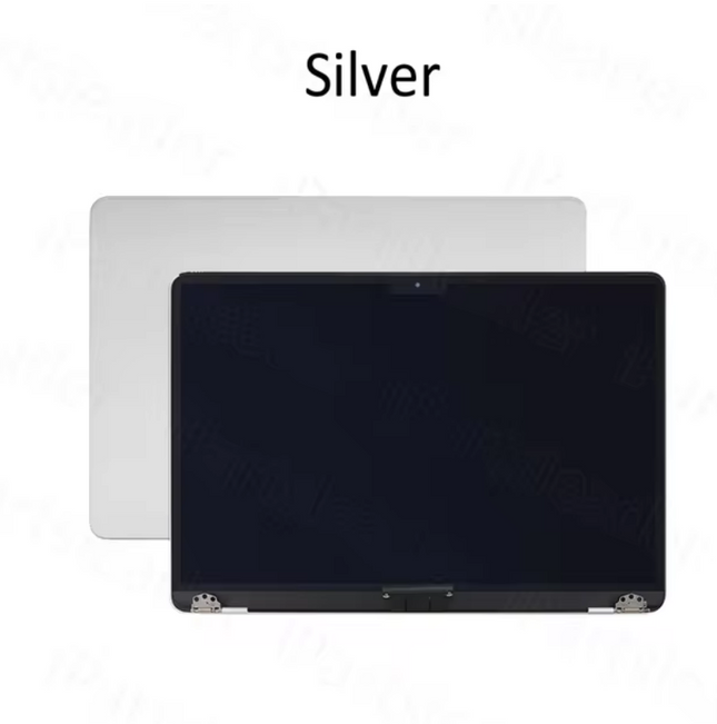 For Macbook Air /13-inch /Retina/Thunderbolt 3 /A2681 (2022) | LCD with Frame | Silver (Refurbished)