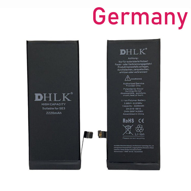 DHLK for iPhone SE 2022 Battery with sticker High Capacity 2200 mAh ***DE Warehouse***