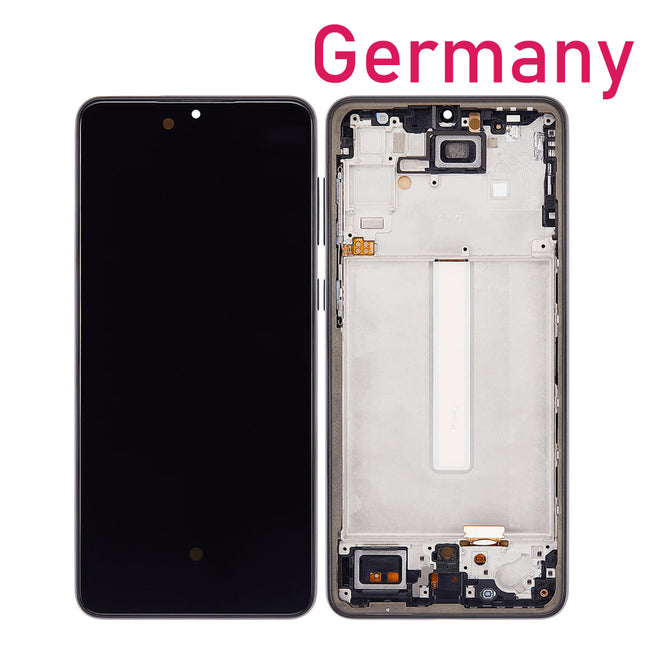For Samsung Galaxy A33 5G OLED Assembly With Frame Black (Aftermarket Plus)***DE Warehouse***(SKU:1528953)