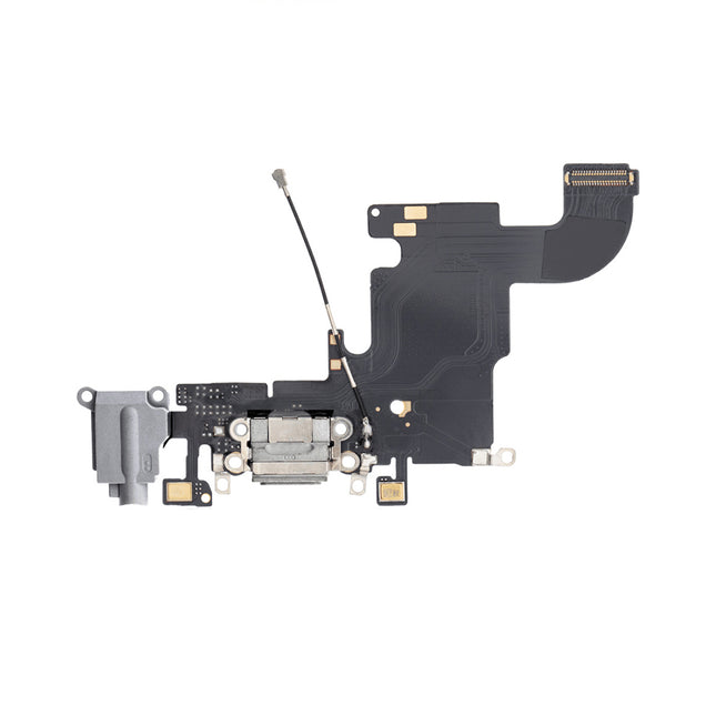 For iPhone 6s | Charge Port Flex Cable/Earphone Flex Cable | Black(Premium OEM)