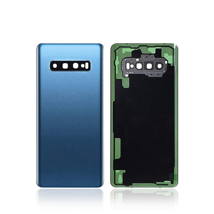 For Samsung Galaxy S10+/G975 | Back Cover With Camera Cover(No Logo) | Blue(Aftermarket Plus)
