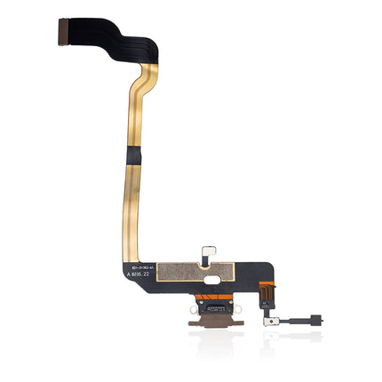 For iPhone Xs Charge Port Flex Cabe Gold(Aftermarket Plus)(SKU:1091008)