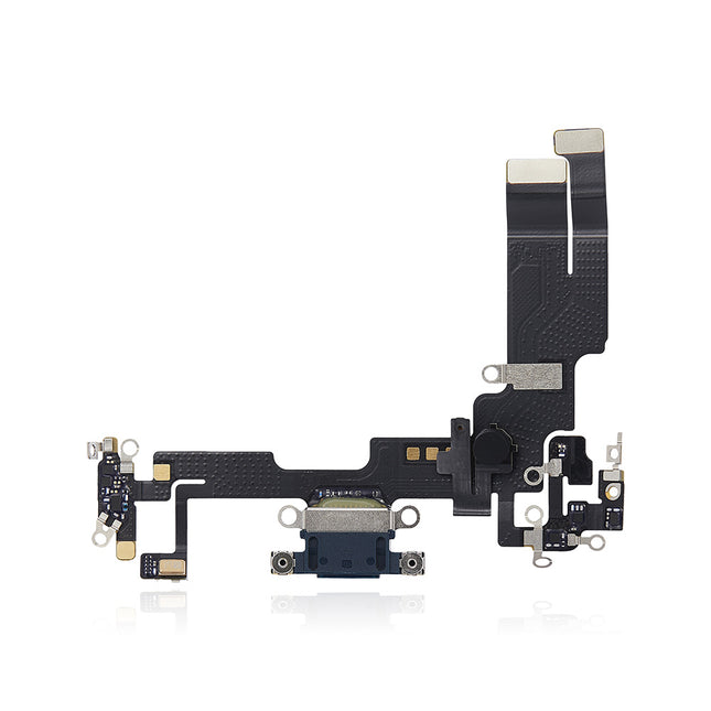 For iPhone 14|Charge Port Flex Cable|Black(Premium OEM)