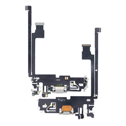 For iPhone 12 Pro max Charge Port Flex Cabe White(Aftermarket Plus)(SKU:1479361)