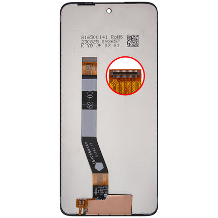 For Motorola G14 LCD Assembly Black (Refurbished)(SKU:1530175)