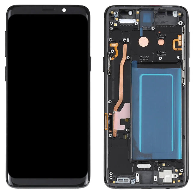 For Samsung Galaxy S9/G960 | LCD Assembly With Frame | Black(Premium OEM)