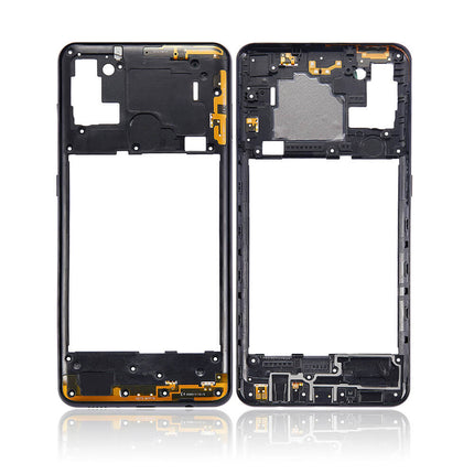 For Samsung Galaxy A21s/A217F Middle Frame Black(Refurbished)(SKU:1481544)