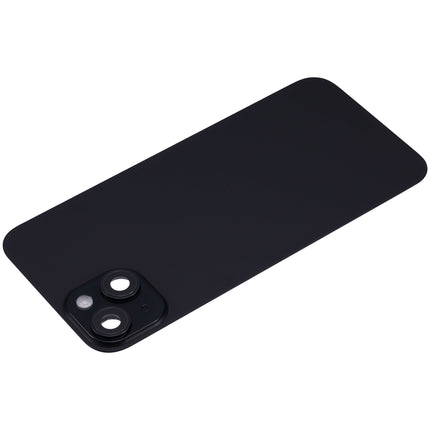 For iPhone 15 Plus Lens for back cover With bracket and back camera lens / Magnetic Black (Aftermarket Plus)(SKU:1555156)