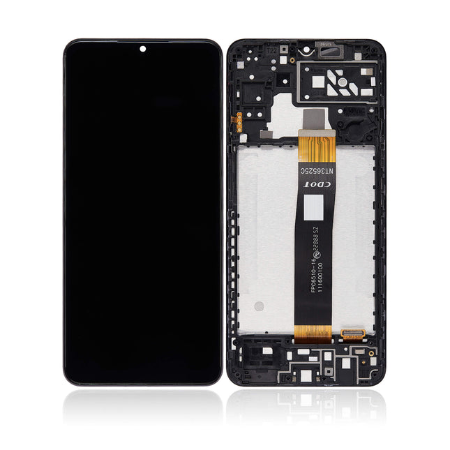 For Samsung Galaxy A04s LCD Assembly With Frame | Black(Refurbished)