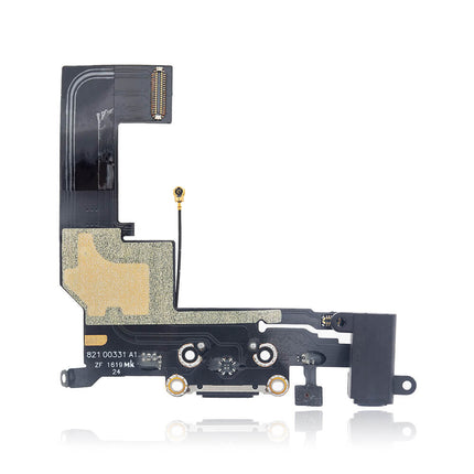 For iPhone SE Charge Port Flex Cable/Earphone Flex Cable Black(Refurbished)(SKU:1089667)