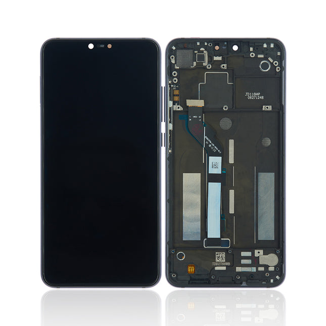For xiaomi 8 Lite | LCD Assembly With Frame | Black(Refurbished)