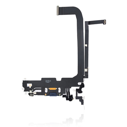 For iPhone 13 pro max Charge Port Flex Cabe Blue(Premium OEM)(SKU:1478621)