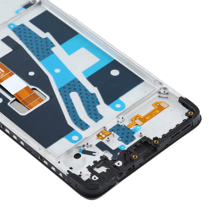 For OPPO F7 LCD Assembly With Frame Black(Refurbished)(SKU:1530414)