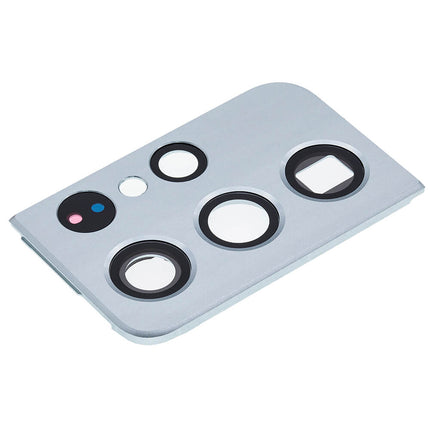 For Samsung Galaxy S21 Ultra 5G/G998 Camera Lens With Frame/Sticker Silver(Premium OEM)(SKU:1479927)