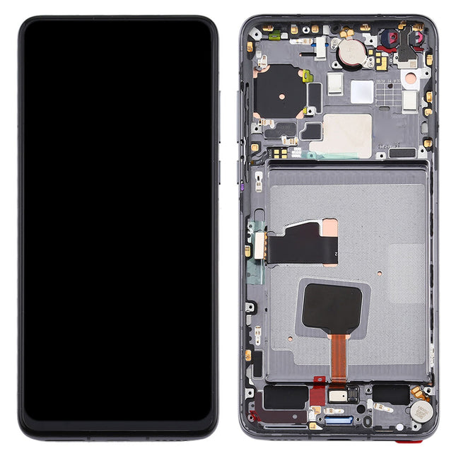 For Huawei P40 | LCD Assembly With Frame | Black(Premium OEM)