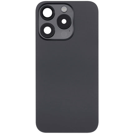 For iPhone 15 Pro Lens for back cover With bracket and back camera lens / Magnetic Black (Aftermarket Plus)(SKU:1555157)