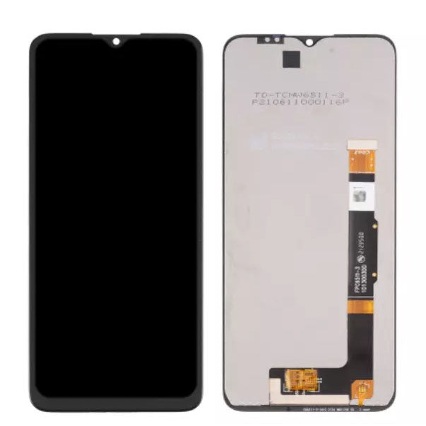 For TCL 305 | LCD Assembly | Black(Refurbished)