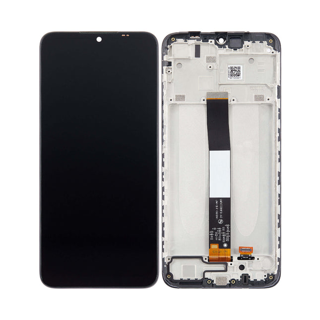 For Xiaomi Redmi 10A | LCD Assembly with Frame | Black(Refurbished)