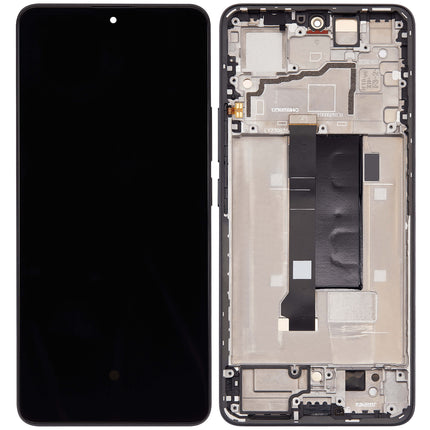 For Xiaomi Redmi Note 13 Pro 5G | LCD Assembly With Frame | Black (Premium OEM)