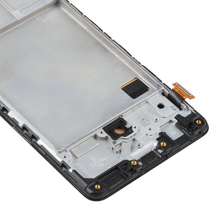 For Samsung Galaxy A41 / A415F LCD Assembly OLED With Frame / Original display window Black (Aftermarket Plus)***DE Warehouse***(SKU:1507132)