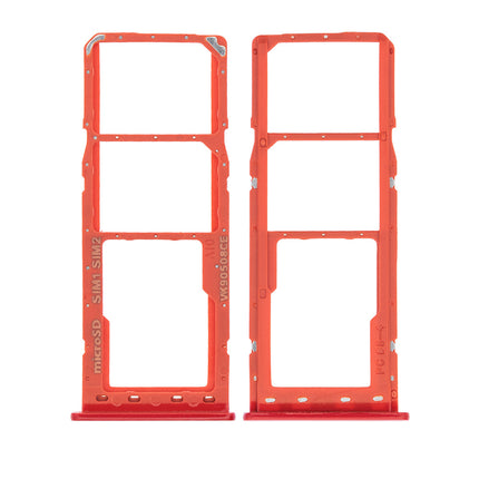 For Samsung Galaxy A10/A105F Sim Card Tray/Dual Sim Card Red(Premium OEM)(SKU:1155582)