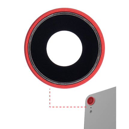 For iPhone XR | Camera Lens With Frame/Sticker | Red(Premium OEM)