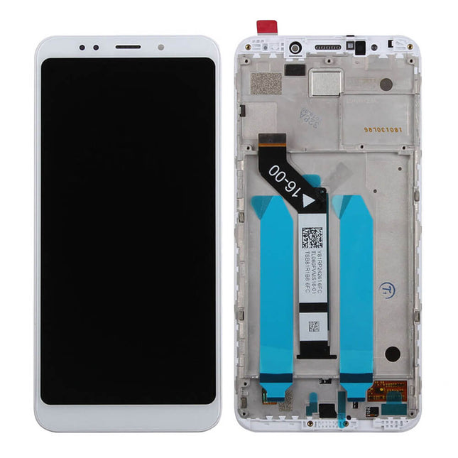 For Xiaomi Redmi 5 Plus | LCD Assembly With Frame | White(Refurbished)