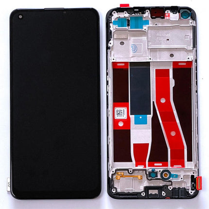 For OPPO A94 5G | LCD Assembly With Frame | Black(Refurbished)