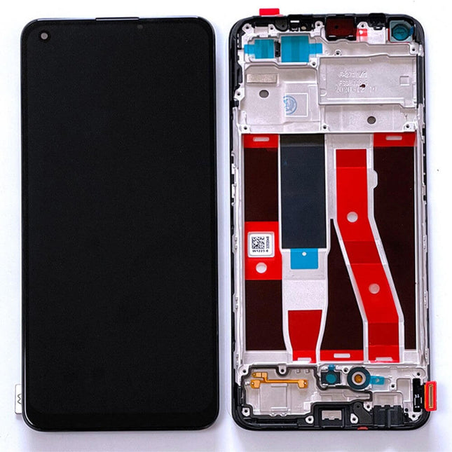 For OPPO A94 5G | LCD Assembly With Frame | Black(Refurbished)
